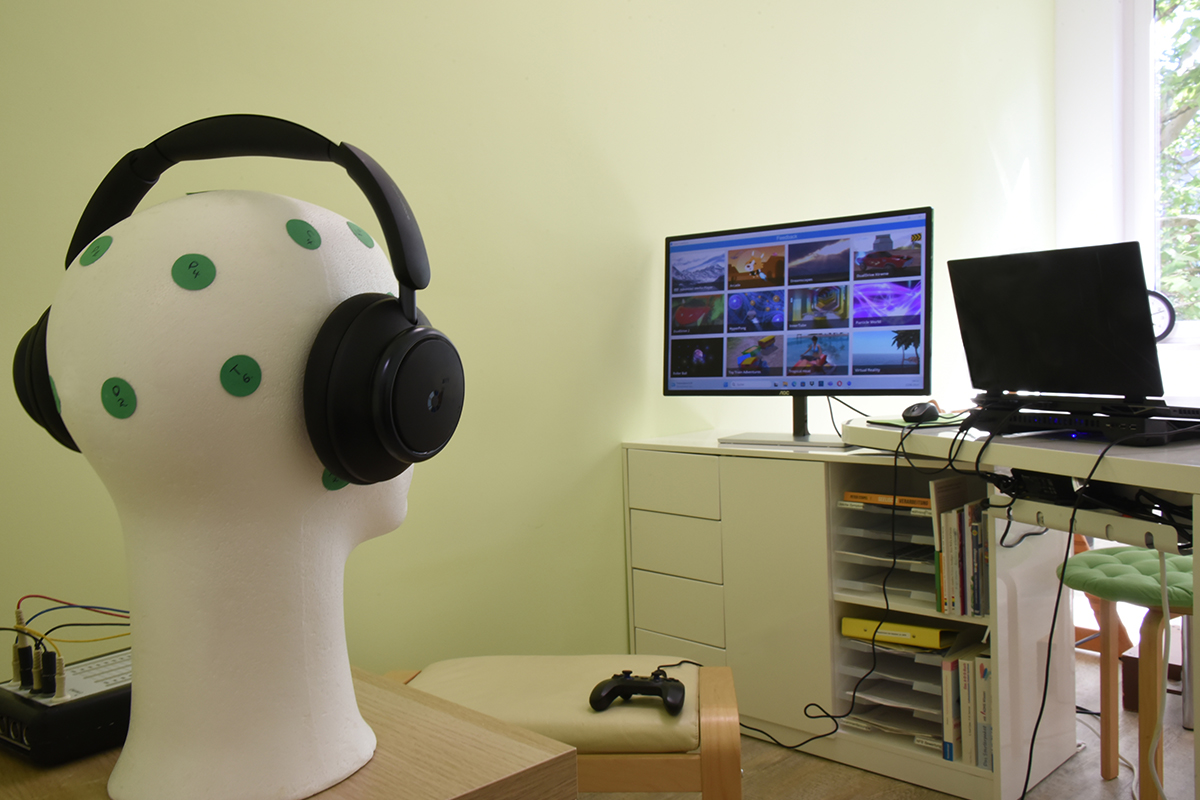 Equipment mit dem man Neurofeedback durchführt